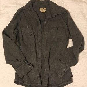 Wool rich flannel - heather gray